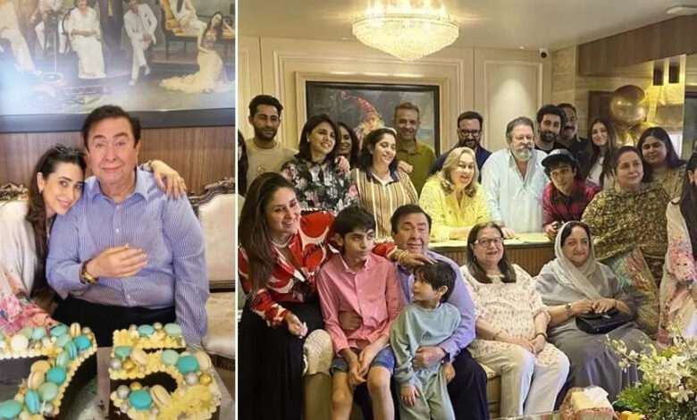 Randhir Kapoor: 4 generations came under one roof to celebrate Randhir Kapoor's 75th birthday, Neetu Kapoor remembers sage at party - randhir kapoor celebrated 75th birthday with whole family at his residence