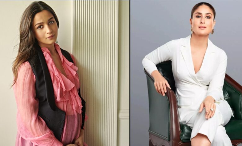 Mom-to-be Alia Bhatt flaunts baby bump, Kareena Kapoor immediately commented - alia bhatt flaunts baby bump kareena kapoor and others showers love