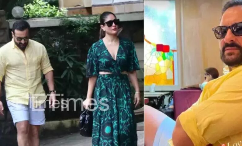 Pics: Actress Kareena Kapoor Khan was seen enjoying Sunday with husband Saif - kareena kapoor khan shared a picture of her husband Saif Ali Khan on Sunday
