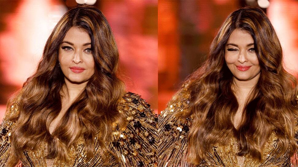 Aishwarya Rai Bachchan Winks, Blows Kisses As She Hits Runway At Paris Fashion Week - Videos | People News