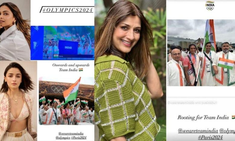 Paris Olympics 2024: Deepika Padukone, Alia Bhatt, And Sonali Bendre Cheer For 'Team India' | People News